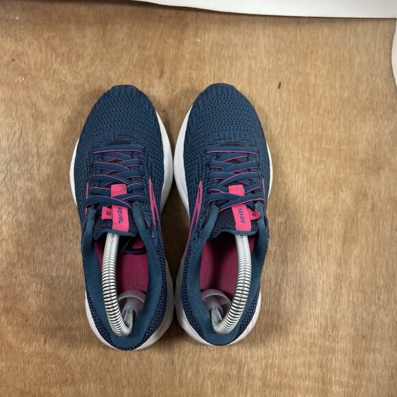 Brooks Revel 3 Women's Size 6 Blue Pink Running Shoes - Picture 5 of 9